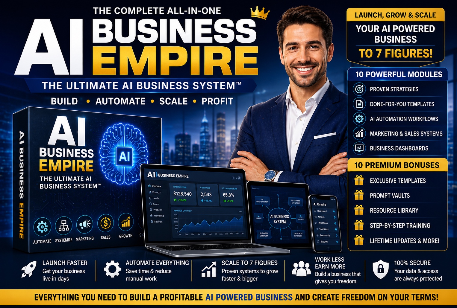 AI Business Empire — Build Launch and Scale a High-Income AI Business